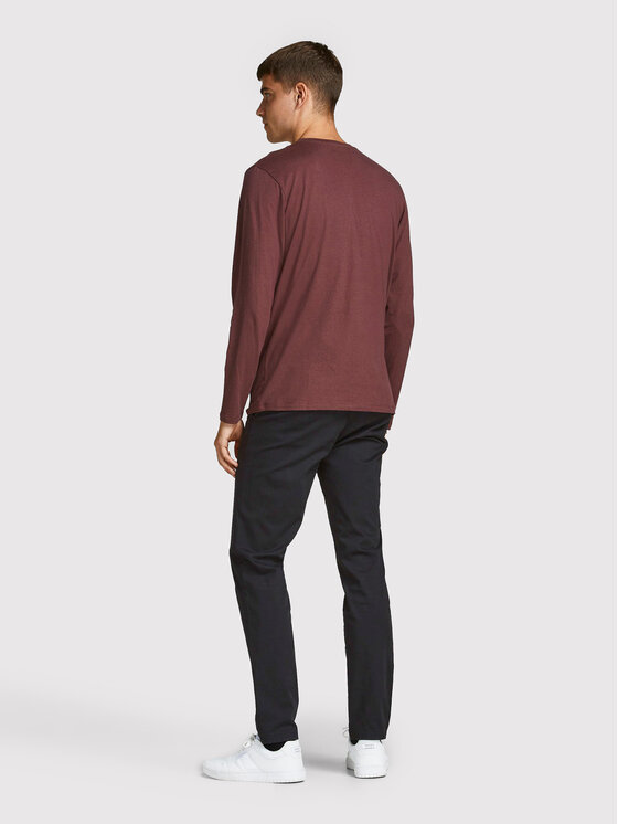 Jack & Jones Jack & Jones Pantaloni chino Marco 12150158 Negru Slim Fit