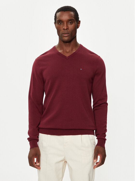 Tommy Hilfiger Tommy Hilfiger Светр MW0MW14745 Бордовий Regular Fit