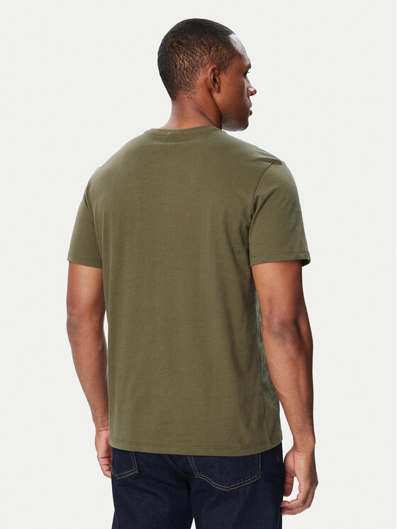 Calvin Klein Calvin Klein T-Shirt LV04LC255G Khaki Regular Fit