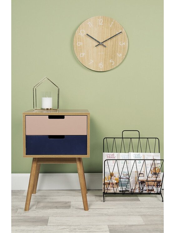MIAhome MIAhome Gazetnik metalowy 45x40x26,5 cm NOUVIS Czarny