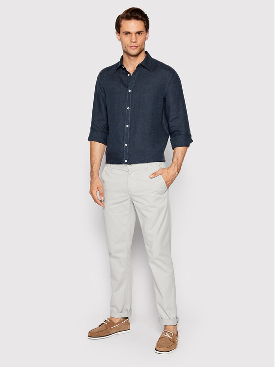 United Colors Of Benetton United Colors Of Benetton Srajca 5BKU5QJG8 Mornarsko modra Regular Fit