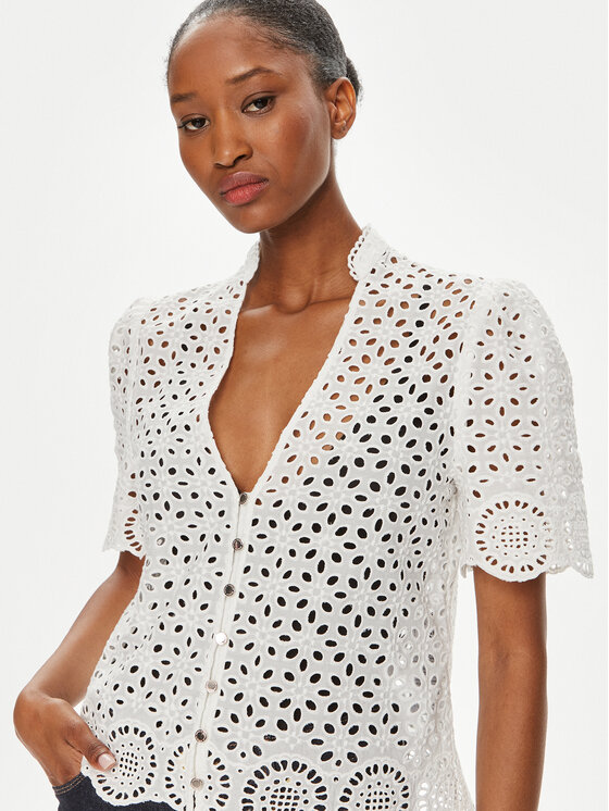 Morgan Morgan Blusa 241-CFLAM Bianco Regular Fit