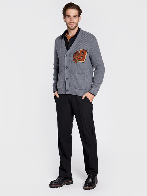 Baldessarini Baldessarini Кардиган Kashcot B4 60020/000/5107 Сірий Regular Fit