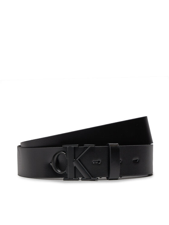 Curea pentru Bărbați Calvin Klein Jeans Ro Mono Plaque Lthr Belt 35Mm K50K511831 Negru