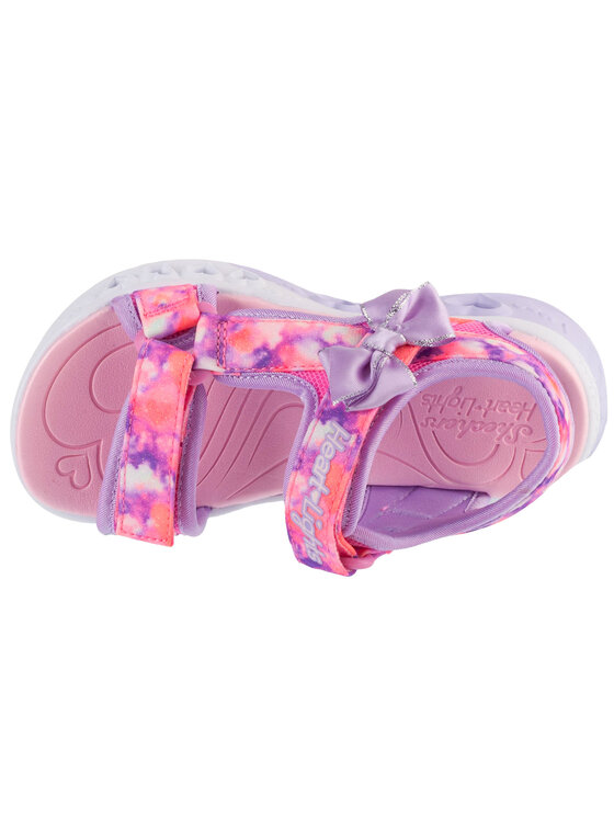 Skechers Skechers Sandali Skechers S-Lights: Flutter Hearts Sandal - Blurry Love Rosa