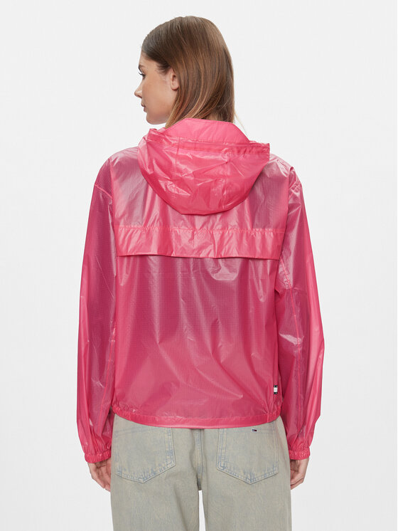 Tommy Jeans Tommy Jeans Ветровка Tjw Glossy Tech Chicago Ext DW0DW17229 Розов Regular Fit