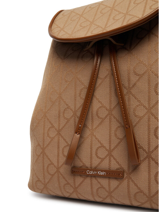 Calvin Klein Calvin Klein Zaino Emblem Aop Jacquard LV04F3536G Marrone