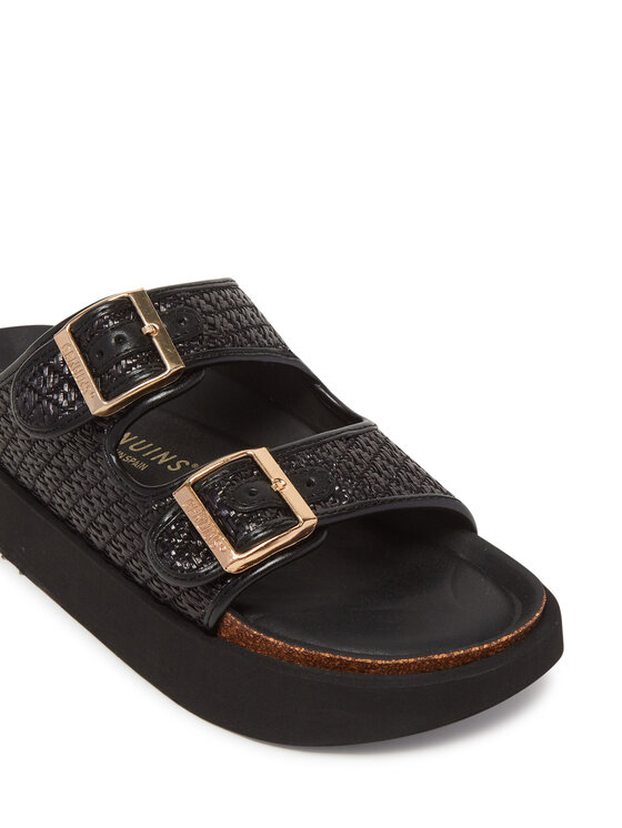 Genuins Genuins Plätud Hawaii Raffia G106362 Must