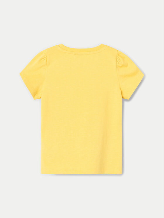 NAME IT NAME IT T-shirt Vibeke 13228146 Žuta Regular Fit
