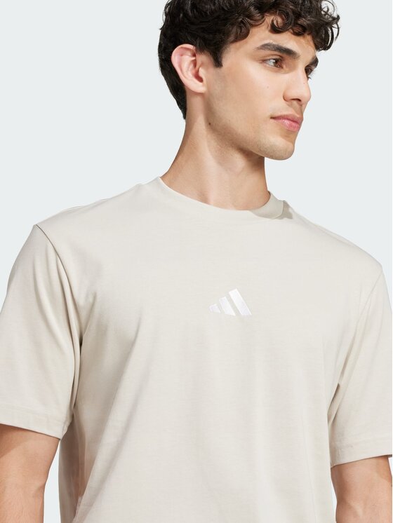 adidas adidas T-Shirt 139497 Beżowy Regular Fit