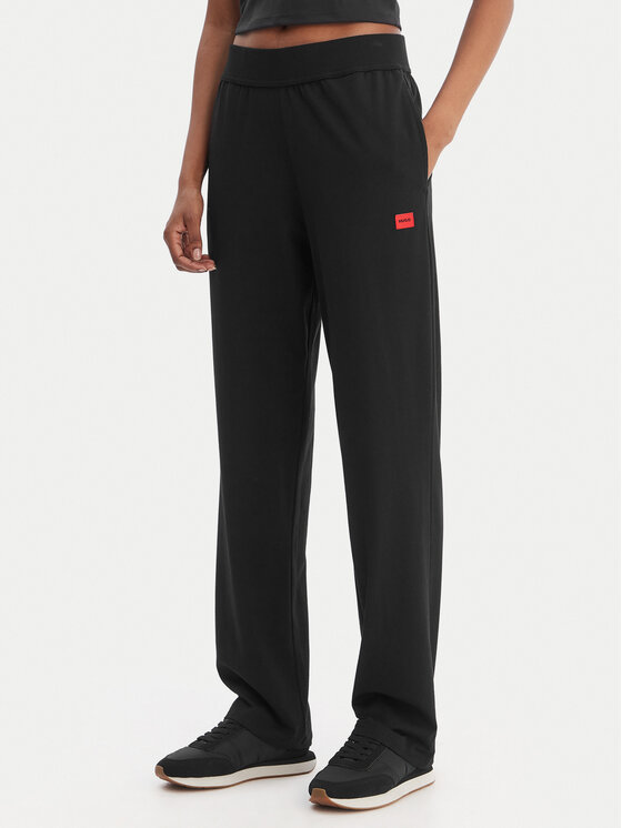HUGO HUGO Teplákové nohavice Signature 50556808 Čierna Regular Fit
