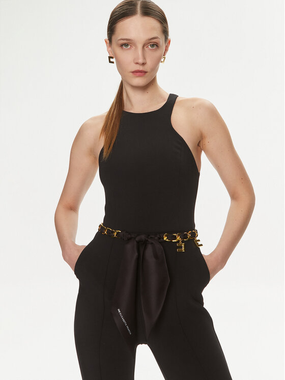 Elisabetta Franchi Elisabetta Franchi Kombinezon TU-T10-41E2-V550 Črna Regular Fit