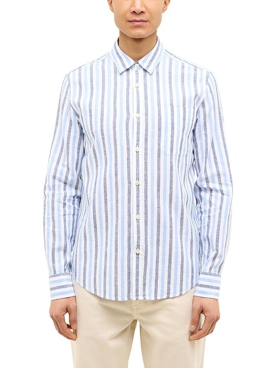 Mustang Mustang Camicia Style Rawlins Blu Slim Fit