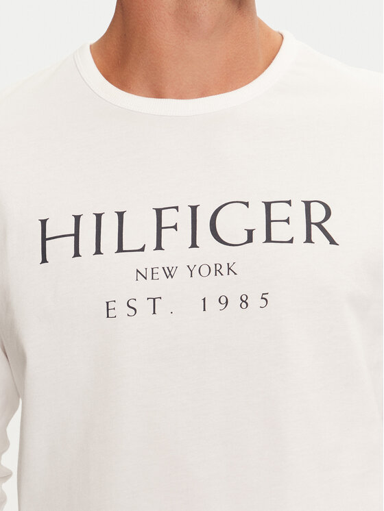 Tommy Hilfiger Tommy Hilfiger Hosszú ujjú MW0MW36502 Fehér Regular Fit