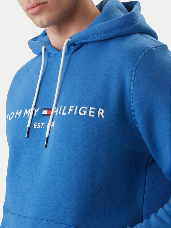 Tommy Hilfiger Tommy Hilfiger Mikina Logo MW0MW11599 Modrá Regular Fit