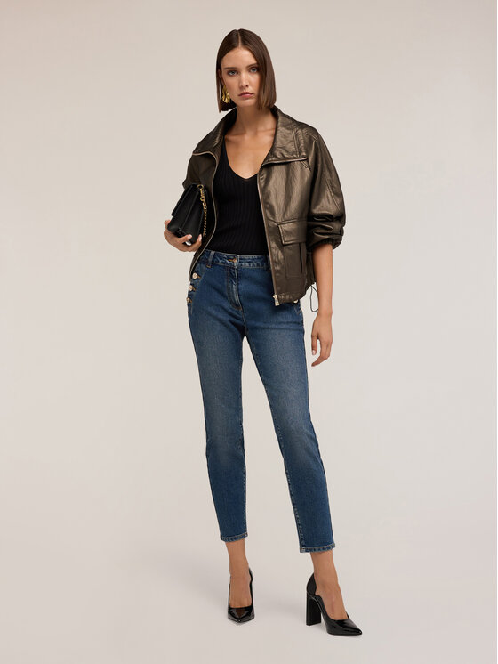Motivi Motivi Jeansy P526Q104039N024 Niebieski Regular Fit