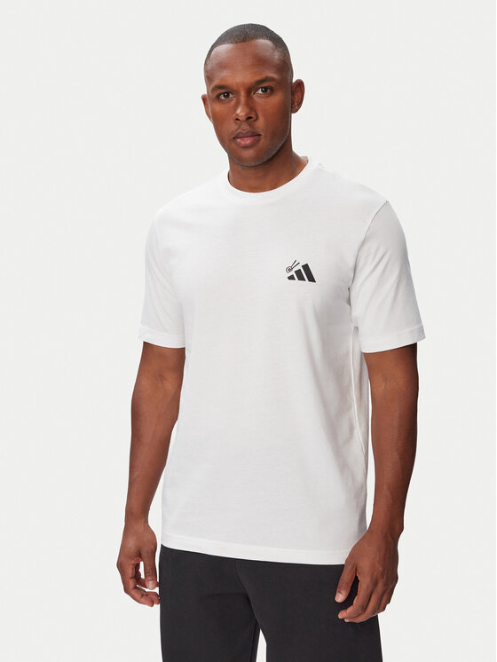adidas adidas T-Shirt Sushi Graphic KT9706 Bílá Regular Fit
