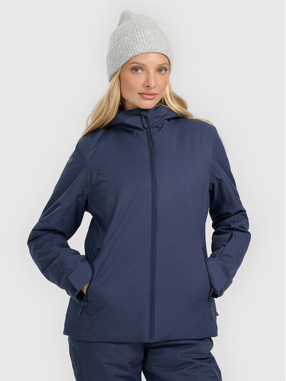 4F 4F Kurtka narciarska APRES SKI Granatowy Regular Fit