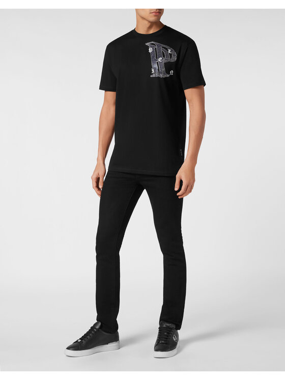PHILIPP PLEIN PHILIPP PLEIN T-shirt 9943 Nero Regular Fit
