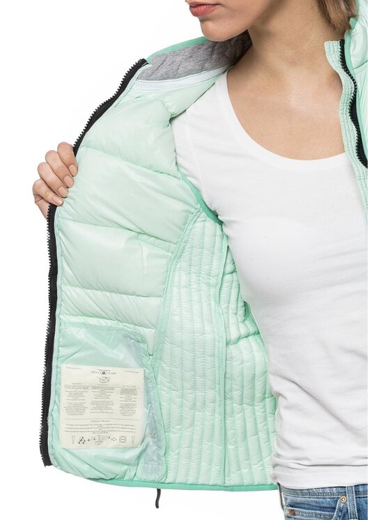 Tom Tailor Tom Tailor Smanicato TOM TAILOR LIGHT DOWN VEST Verde Slim Fit