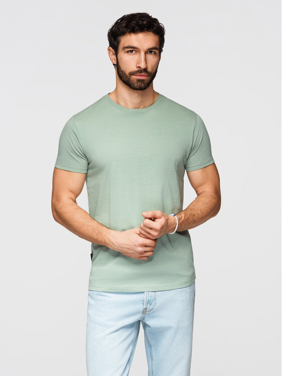 Ombre Ombre Komplet t-shirtów OM-TSBS-0268 Kolorowy Regular Fit