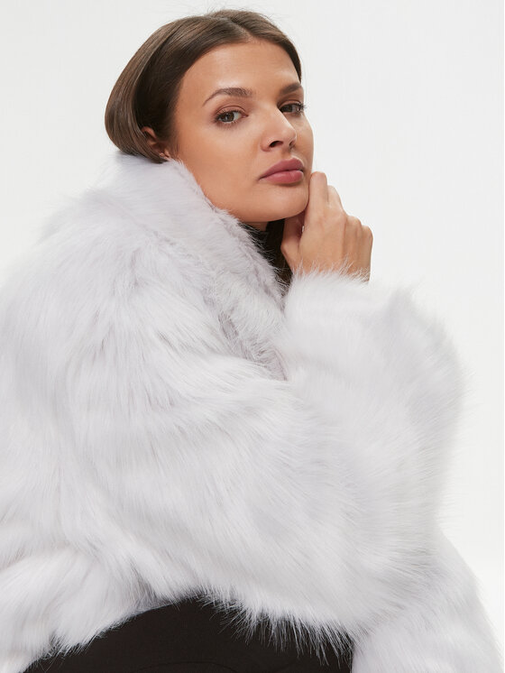 Patrizia Pepe Patrizia Pepe Kožešina 2O0082/E036-W356 Šedá Oversize