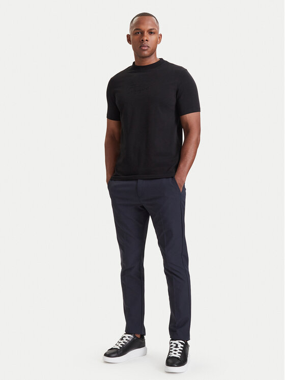KARL LAGERFELD KARL LAGERFELD Tricou 755039 564235 Negru Regular Fit