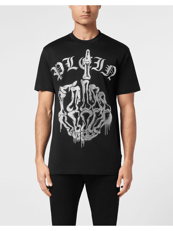 PHILIPP PLEIN PHILIPP PLEIN T-Shirt 14669 Czarny Regular Fit
