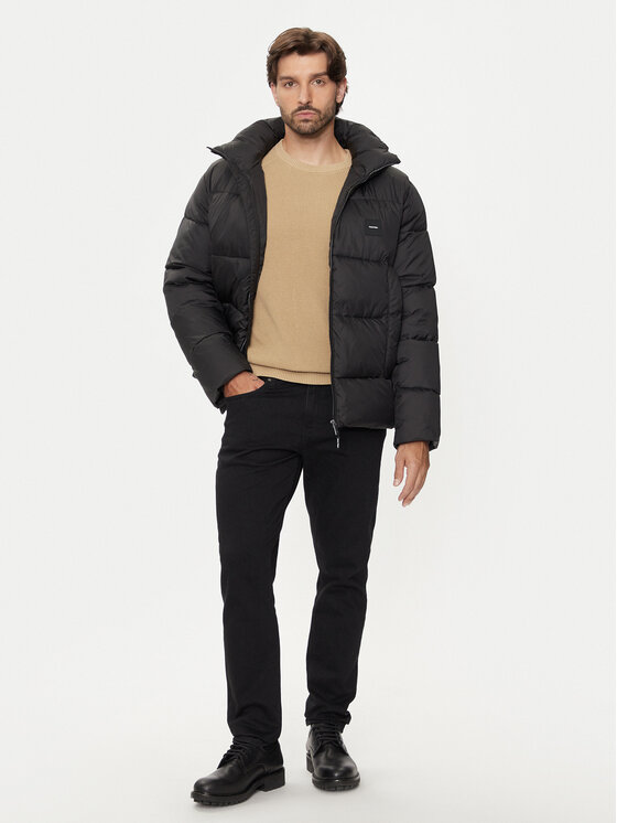 Calvin Klein Calvin Klein Kurtka zimowa K10K113476 Czarny Regular Fit