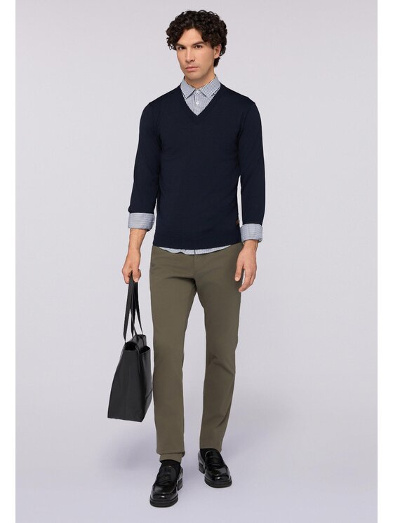 Trussardi Trussardi Pantalone da abito P711M000092N035 Verde Boy Fit