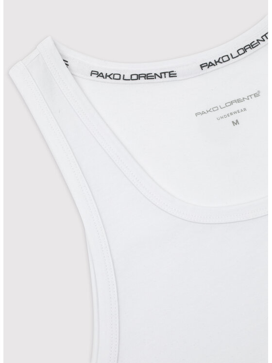 Pako Lorente Pako Lorente Komplet tank topów U000B-TT-003 Biały Slim Fit
