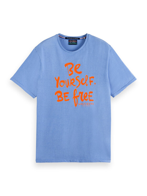 Scotch & Soda Scotch & Soda T-Shirt 169243 Modrá Regular Fit