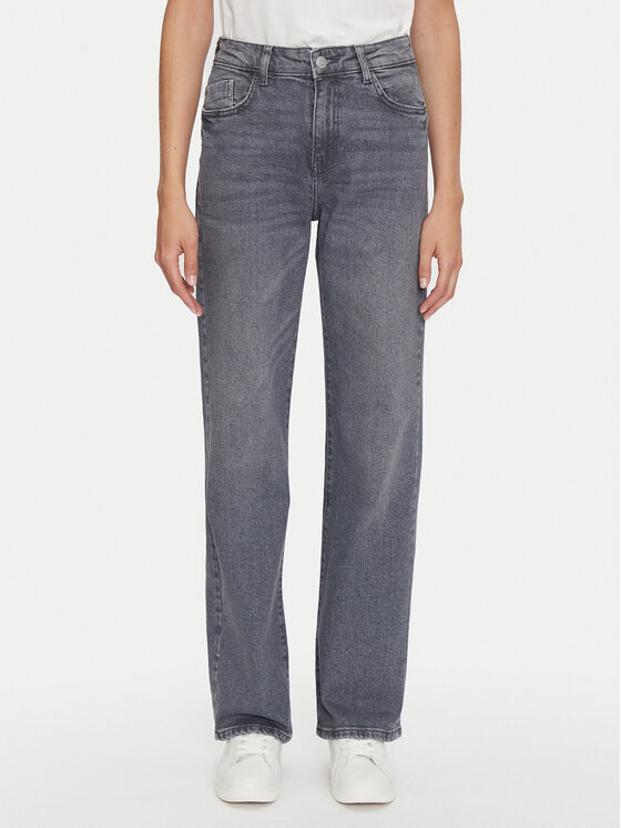 Noisy May Noisy May Jeans Yolanda 27030419 Grigio Wide Leg