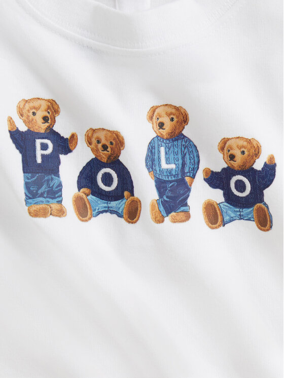 Polo Ralph Lauren Polo Ralph Lauren T-Shirt 310A11851001 Λευκό Regular Fit