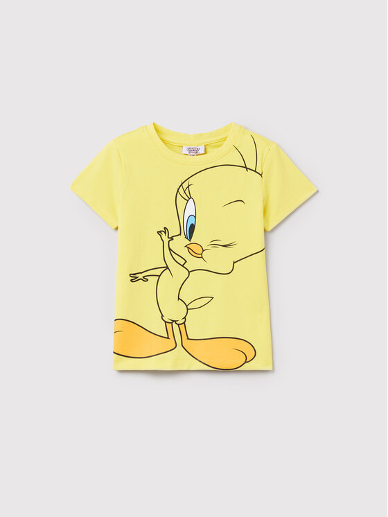 OVS T-shirt LOONEY TUNES 1439104 Žuta Regular Fit