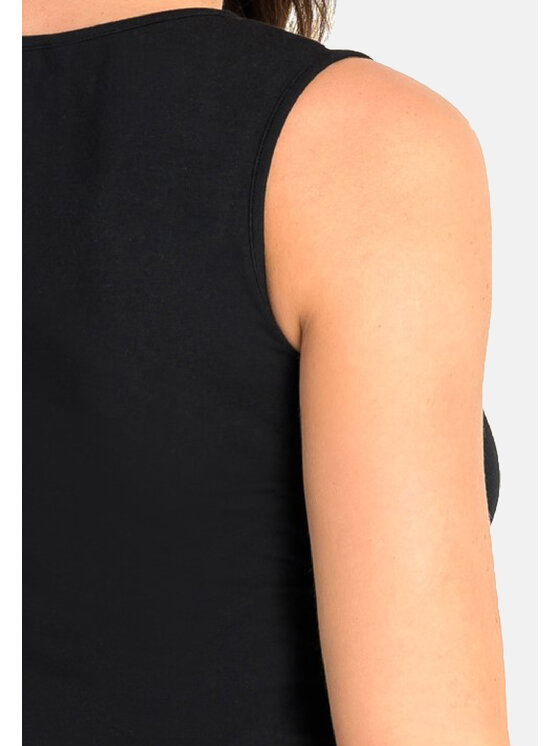 Teyli Teyli Koszula nocna 517 Czarny Regular Fit