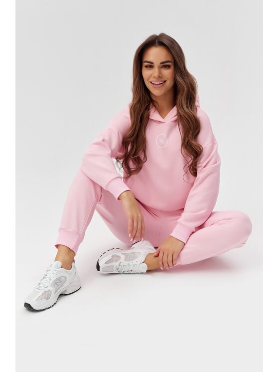 ROUGH RADICAL ROUGH RADICAL Spodnie dresowe COTTON ACTIVE JOGGERS WOMEN Różowy Regular Fit