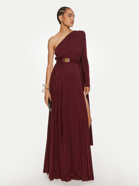 Elisabetta Franchi Elisabetta Franchi Õhtune kleit AB-686-46E2 Bordoopunane Regular Fit