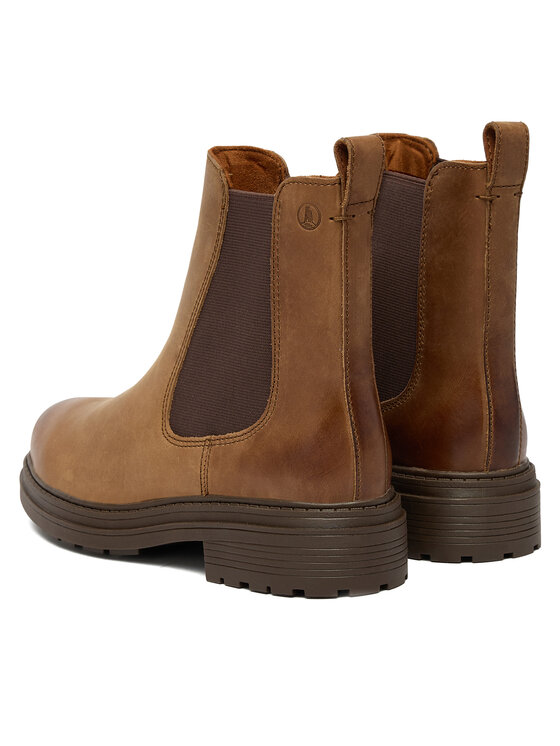 Clarks Clarks Kotníková obuv s elastickým prvkem Orinoco3 Top 26182904 Hnědá
