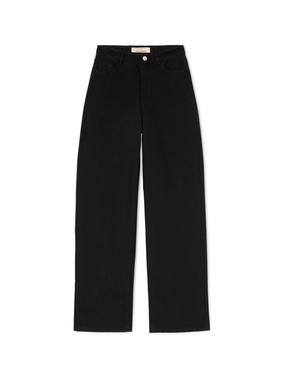 Trussardi Trussardi Pantaloni di tessuto P7009300464N033 Nero Boy Fit