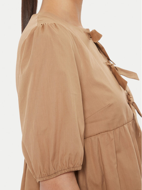 ViCOLO ViCOLO Ежедневна рокля TB1519 Кафяв Regular Fit