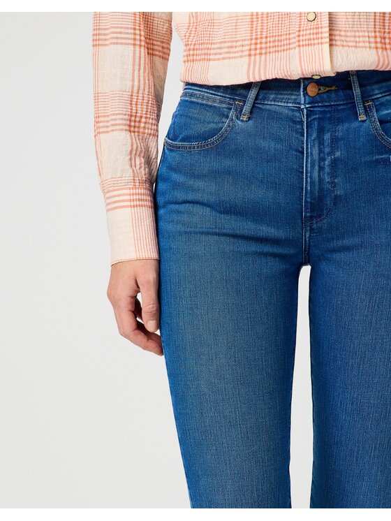 Wrangler Wrangler Jeansy SLIM Niebieski Slim Fit