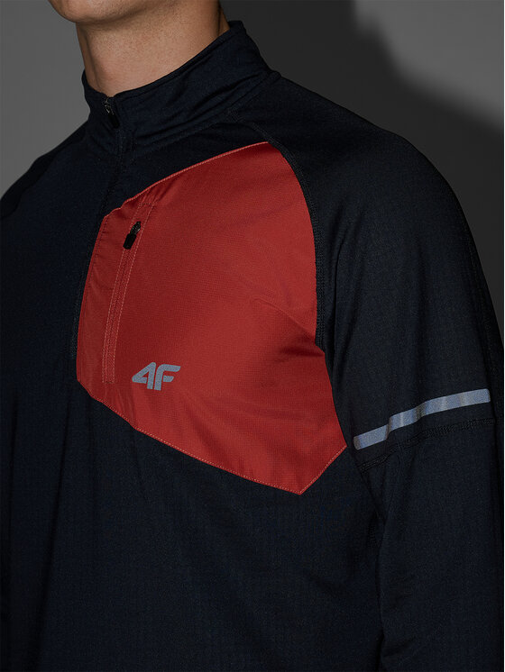 4F 4F Bluza 4FWAW26TFSWM0906-20S Czarny Active Fit