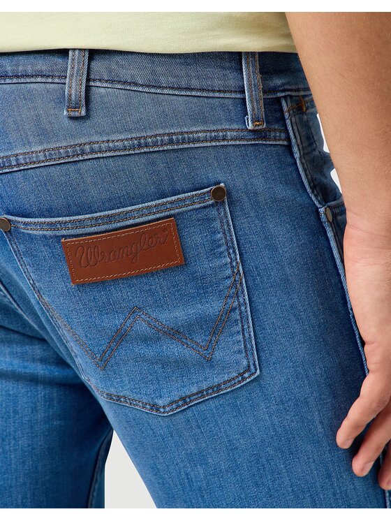 Wrangler Wrangler Jeansy GREENSBORO Niebieski Straight Leg