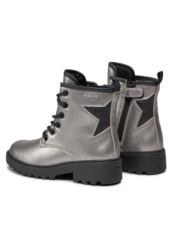 Geox Geox Trapery Jr Casey J9420G 000NF C1363 S Srebrny