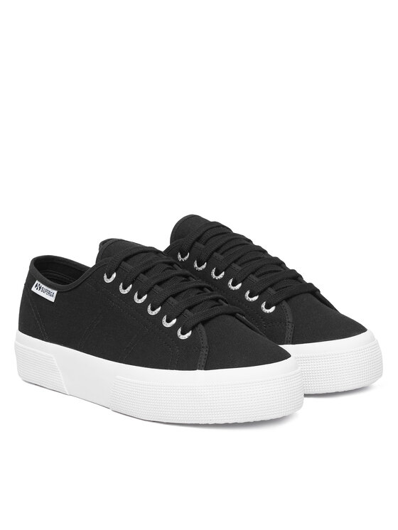 Superga Superga Tenniskingad Platform Leggera S2142ZW Must