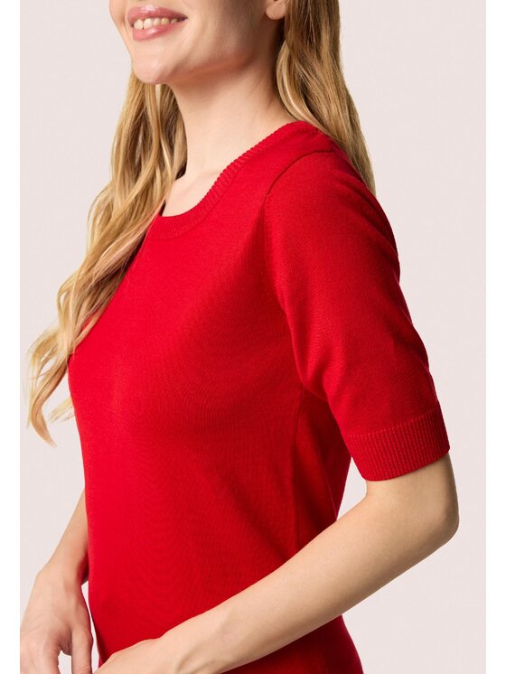 QUIOSQUE QUIOSQUE Svetr 6VF003 Červená Regular Fit