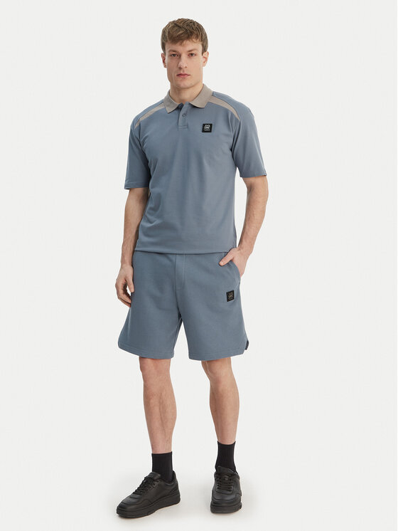 HUGO HUGO Šortky z materiálu Despen_RB 50559712 Šedá Relaxed Fit