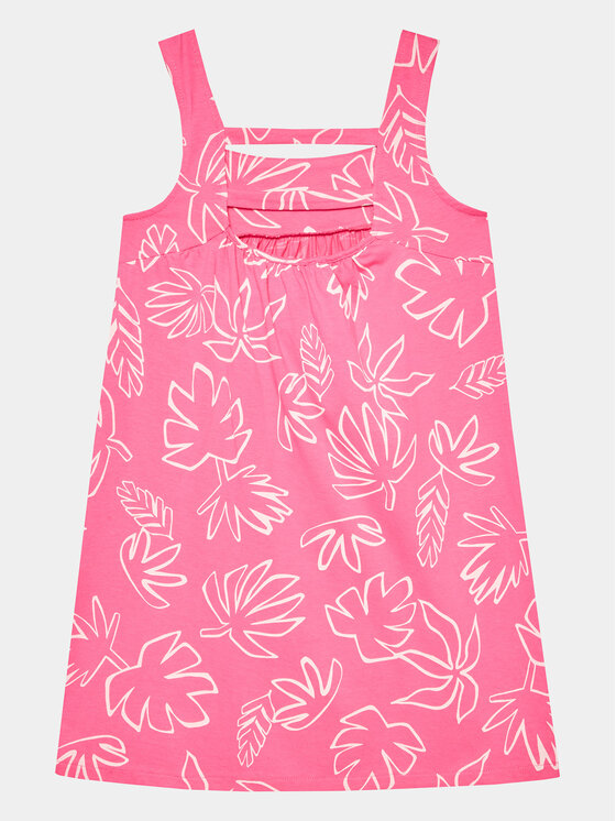 United Colors Of Benetton United Colors Of Benetton Kleid für den Alltag 3MBKCV00F Rosa Regular Fit