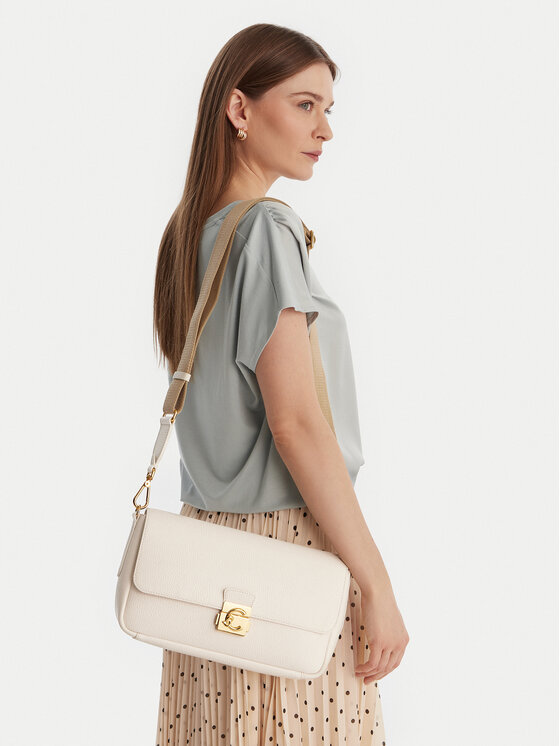 Coccinelle Coccinelle Handtasche U4K Coccinelle C-Me Lock E1 U4K 12 01 01 Écru